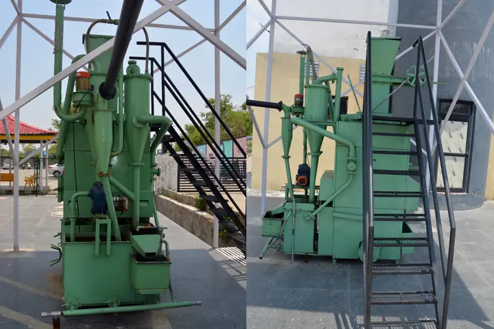 Magnetic waste reduction machine